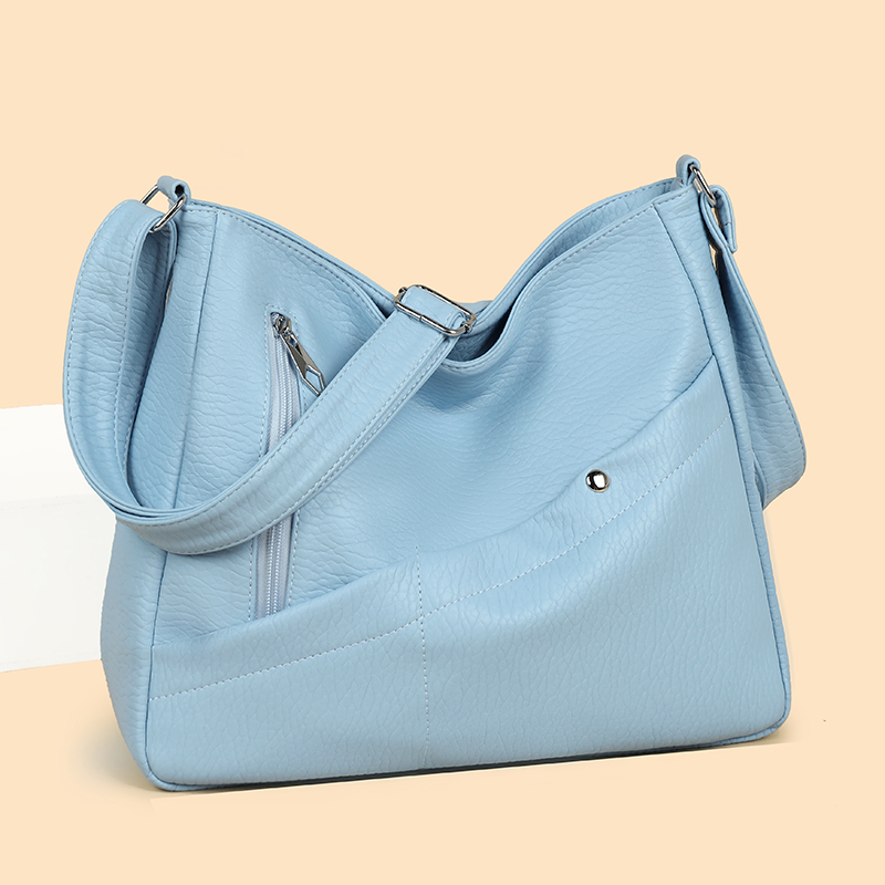 Leather Work Handbags For Women - حقيبة كتف نسائية من الجلد الصناعي