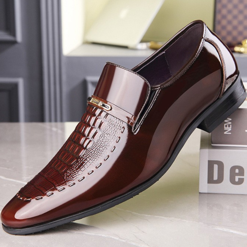 Leather Work Oxfords - الرجال أحذية من الجلد براءات الاختراع