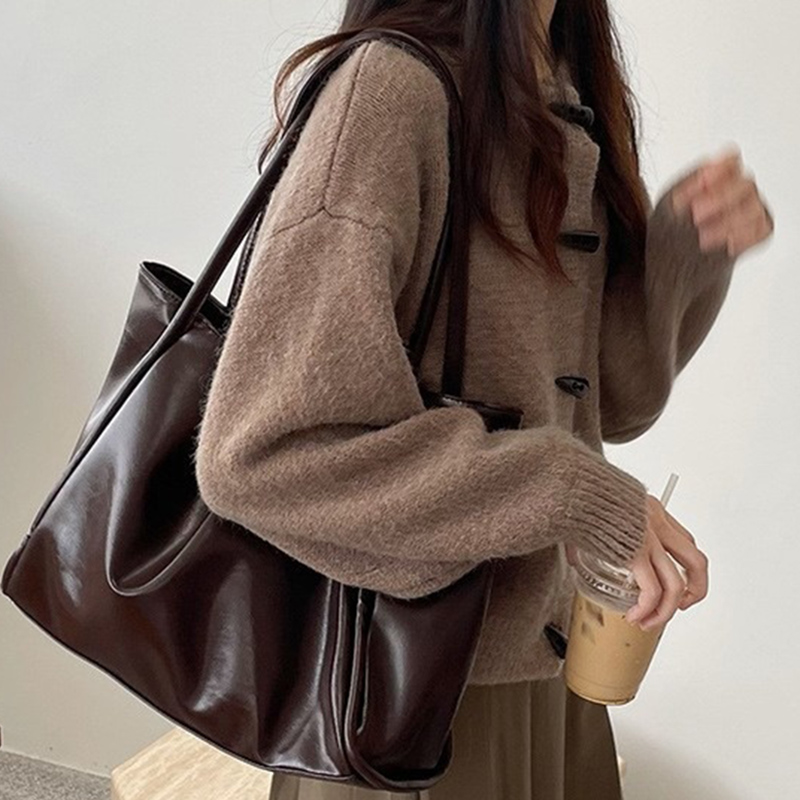Leather Work Handbags For Women - حقائب كتف نسائية جديدة لعام 2026