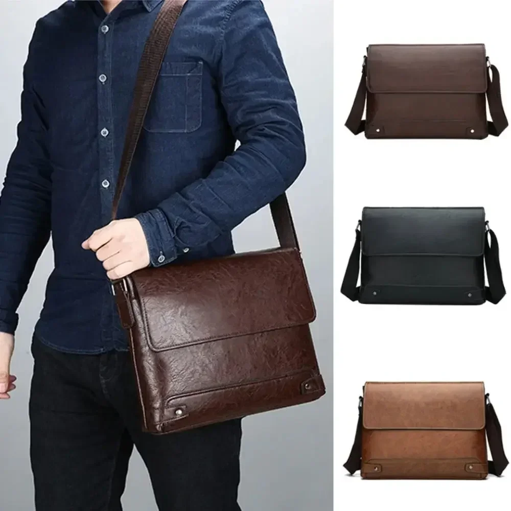 Leatherwork Designs - بو الجلود حقيبة للرجال ، حقيبة