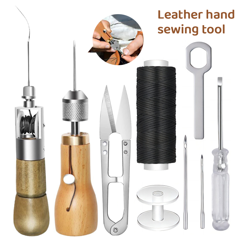 Leatherwork Thread - 8 قطعة/المجموعة DIY الجلود الخياطة الموضوع