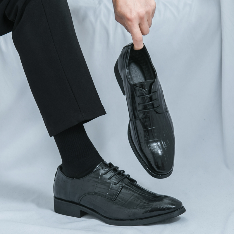 جديد أحذية جلدية رجالية عالية  - مراجعة Leather Work Oxfords وسعره