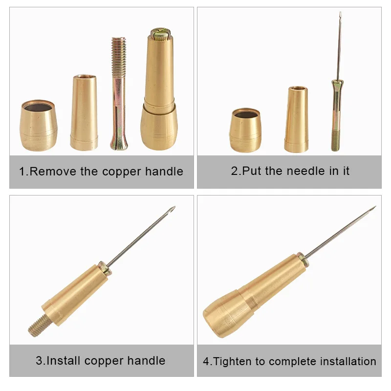 الجلود مجموعة الخياطة DIY بها  - مراجعة Leatherwork Thread وسعره