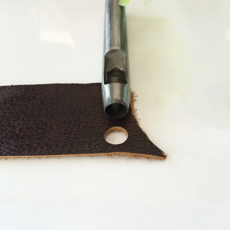 1 قطعة أداة تخريم جوفاء عيار 0 - مراجعة Leatherwork Or Leathercraft وسعره