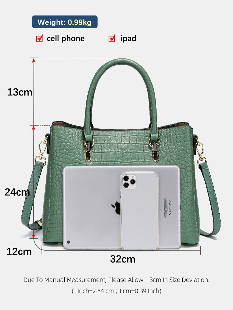 حقيبة يد نسائية من الجلد الطبي - مراجعة Leather Work Handbags For Women وسعره