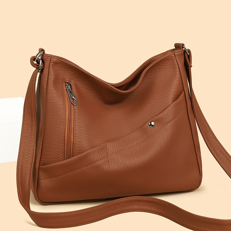 حقيبة كتف نسائية من الجلد الصن - مراجعة Leather Work Handbags For Women وسعره