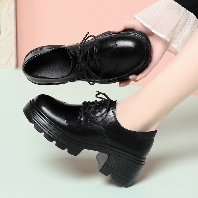 6 سنتيمتر الرجعية تنفس مريحة س - مراجعة Leather Work Oxfords وسعره