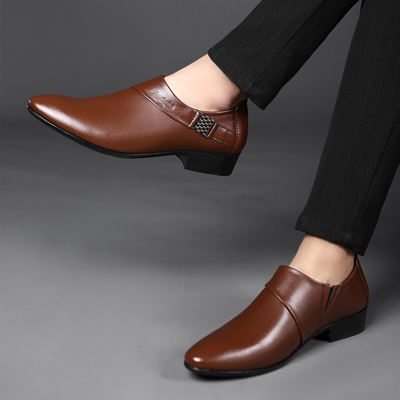 الرجال بو أحذية من الجلد فستان - مراجعة Leather Work Oxfords وسعره