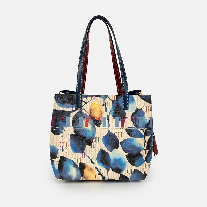 حقيبة يد CH Art مطبوعة ملونة ب - مراجعة Leather Work Handbags For Women وسعره
