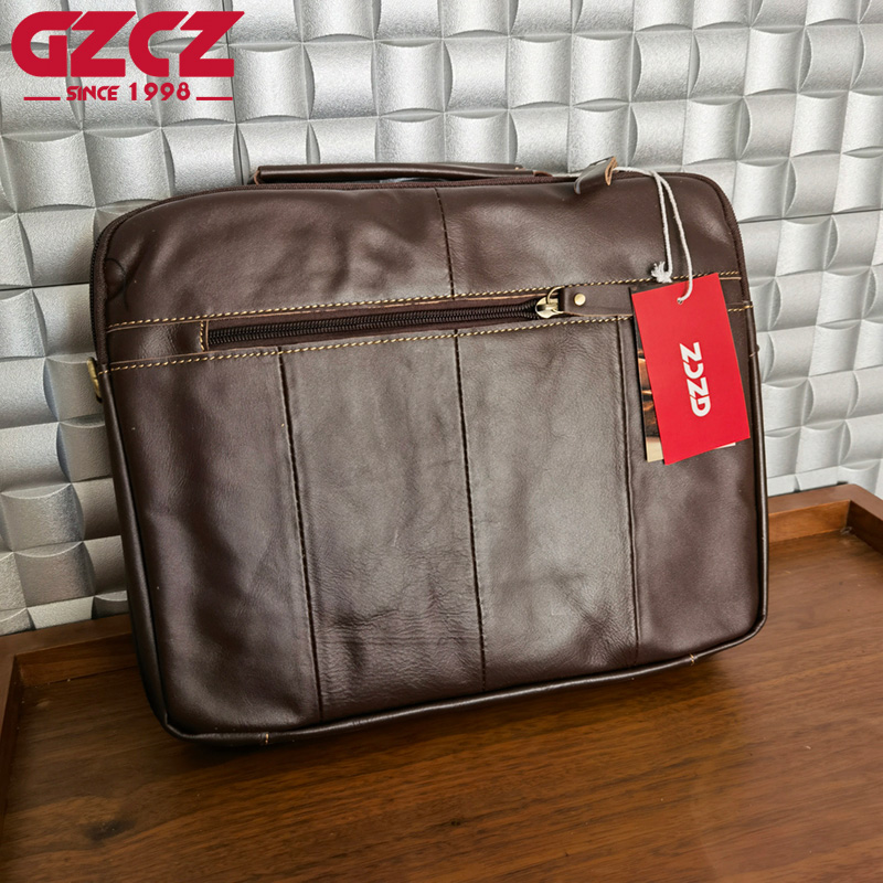 حقيبة يد رجالية GZCZ للعمل وال - مراجعة Leather Work Bag وسعره