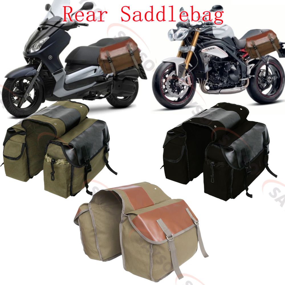 قماش الجلود الخلفية السرج دراج - مراجعة Leather Work Bag وسعره