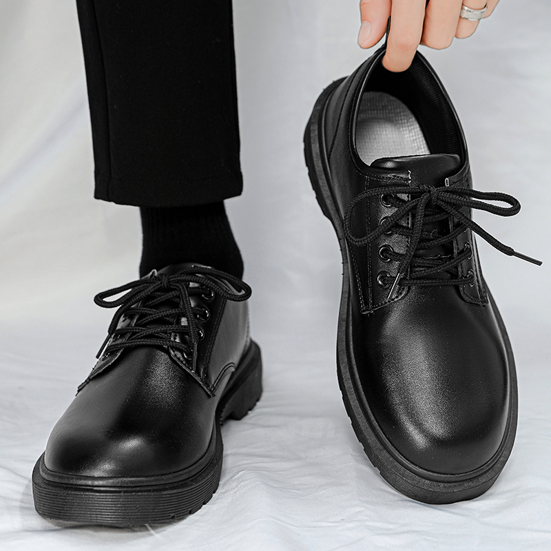 حذاء جلد مريح غير رسمي للرجال  - مراجعة Leather Work Oxfords وسعره
