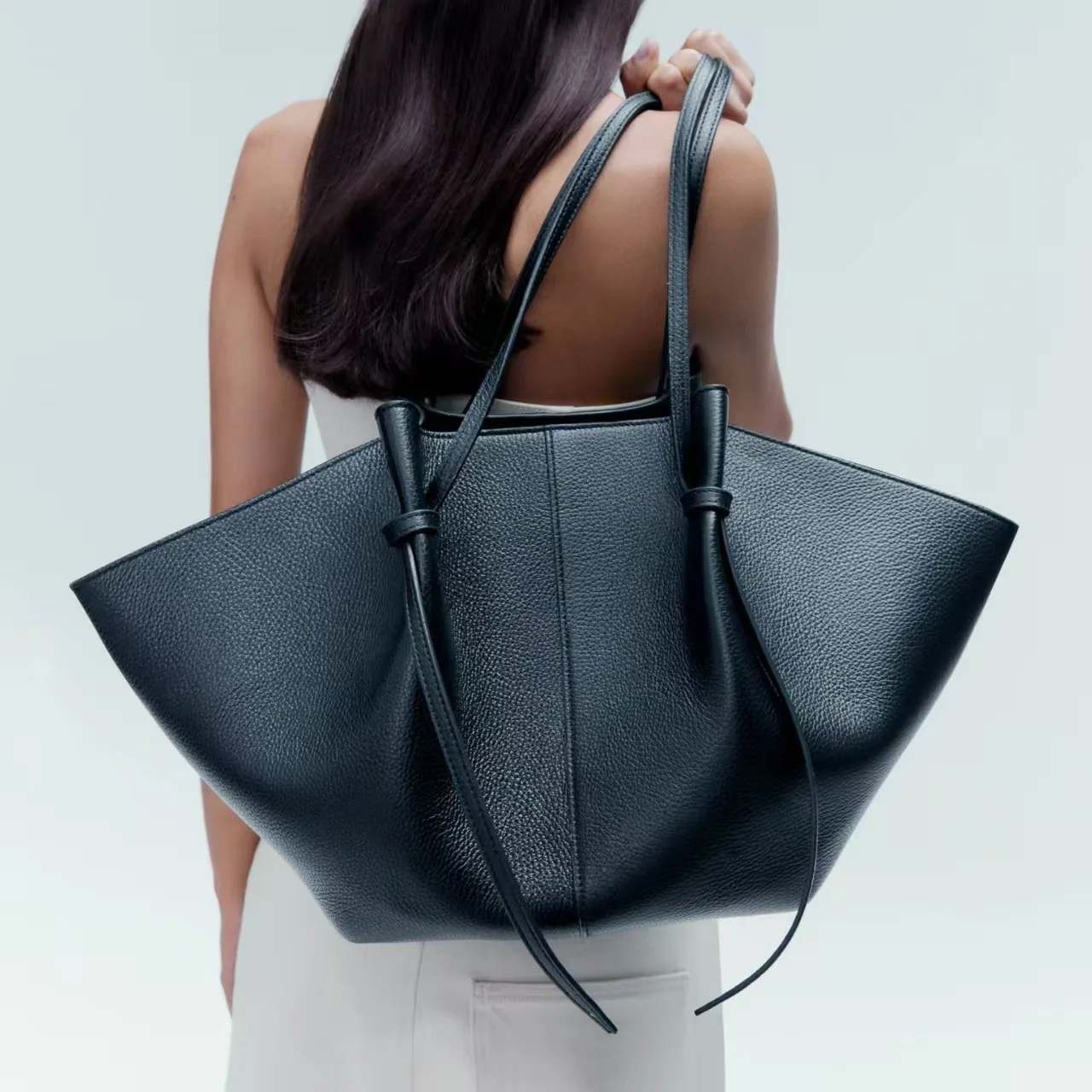 حقيبة كتف نسائية جلدية كبيرة ا - مراجعة Leather Work Handbags For Women وسعره
