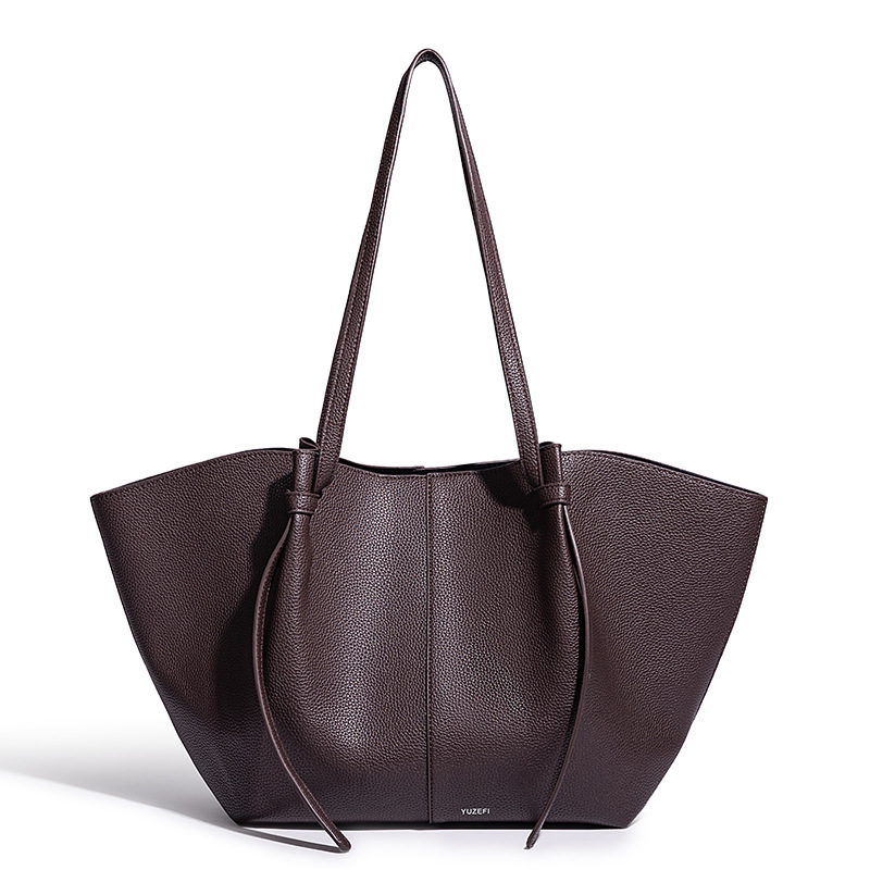 حقيبة كتف نسائية جلدية كبيرة ا - مراجعة Leather Work Handbags For Women وسعره