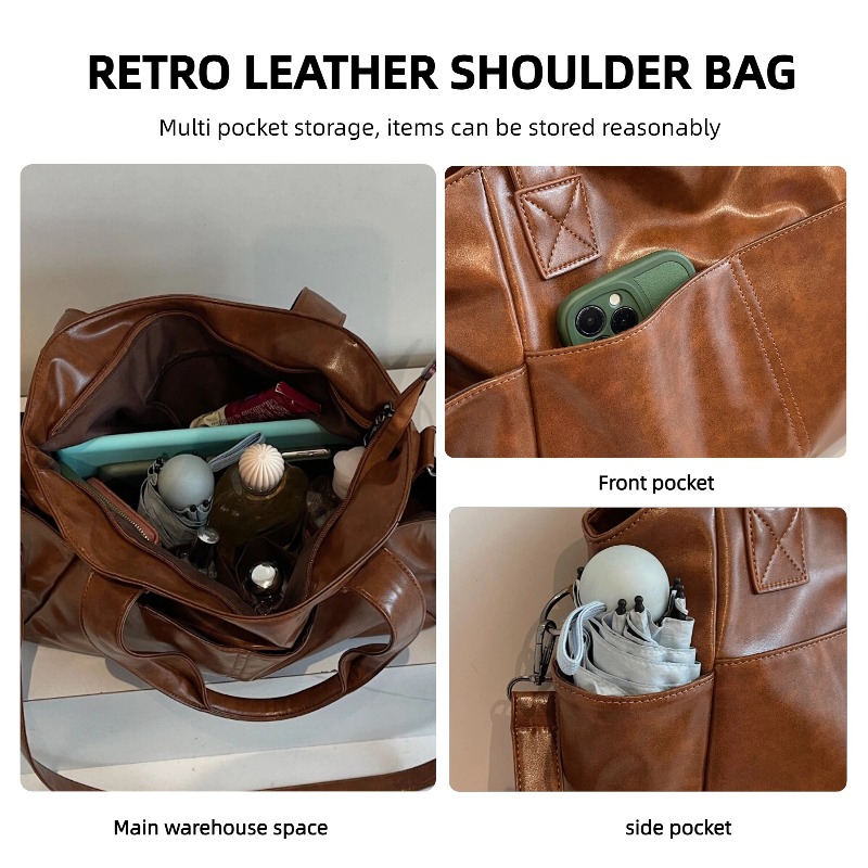 حقيبة يد نسائية من الجلد الناع - مراجعة Leather Work Handbags For Women وسعره