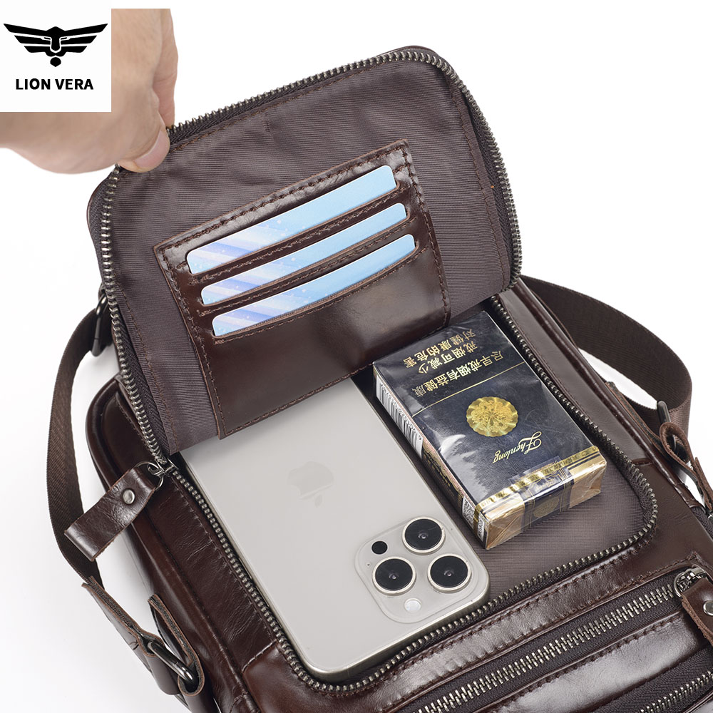 حقيبة كتف رجالية من الجلد الطب - مراجعة Leatherwork Thread وسعره
