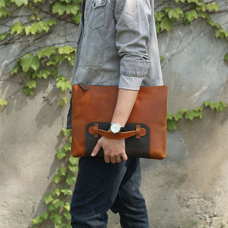 حقيبة يد رجالية كلاسيكية مصنوع - مراجعة Leatherwork Designs وسعره