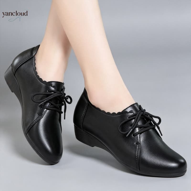 أحذية أكسفورد مريحة بمقاسات كب - مراجعة Leather Work Oxfords وسعره