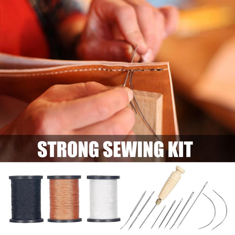 مجموعة خياطة جلدية مجموعة خياط - مراجعة Leatherwork Thread وسعره