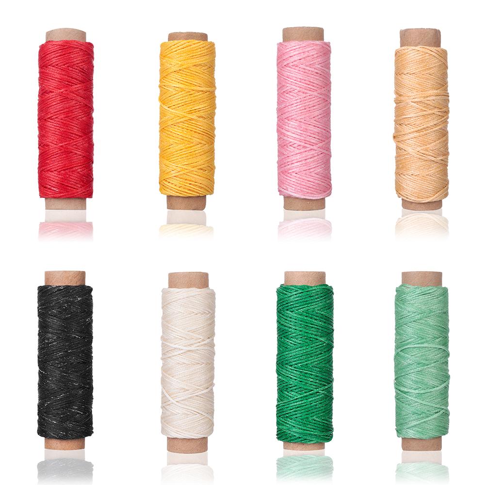 لفة خيوط قطنية مشمع ، 30 متر/ل - مراجعة Leatherwork Thread وسعره