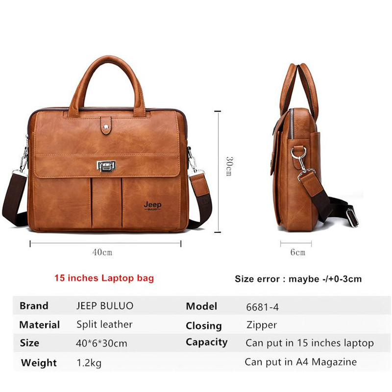 حقيبة جلدية للرجال من جيب بولو - مراجعة Leather Work Bag وسعره