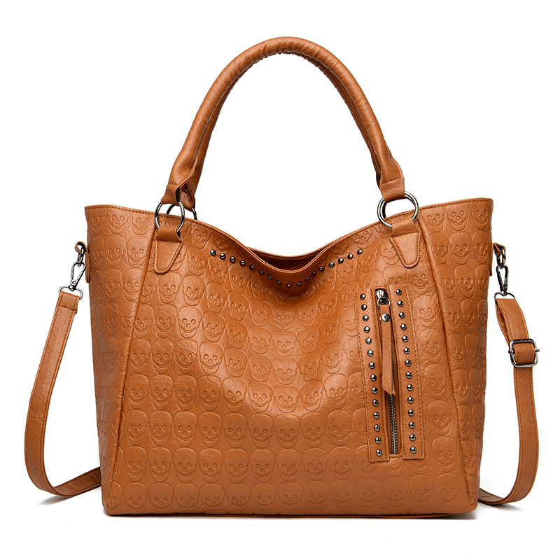 حقيبة كروس بودي بتصميم جمجمة ب - مراجعة Leather Work Handbags For Women وسعره