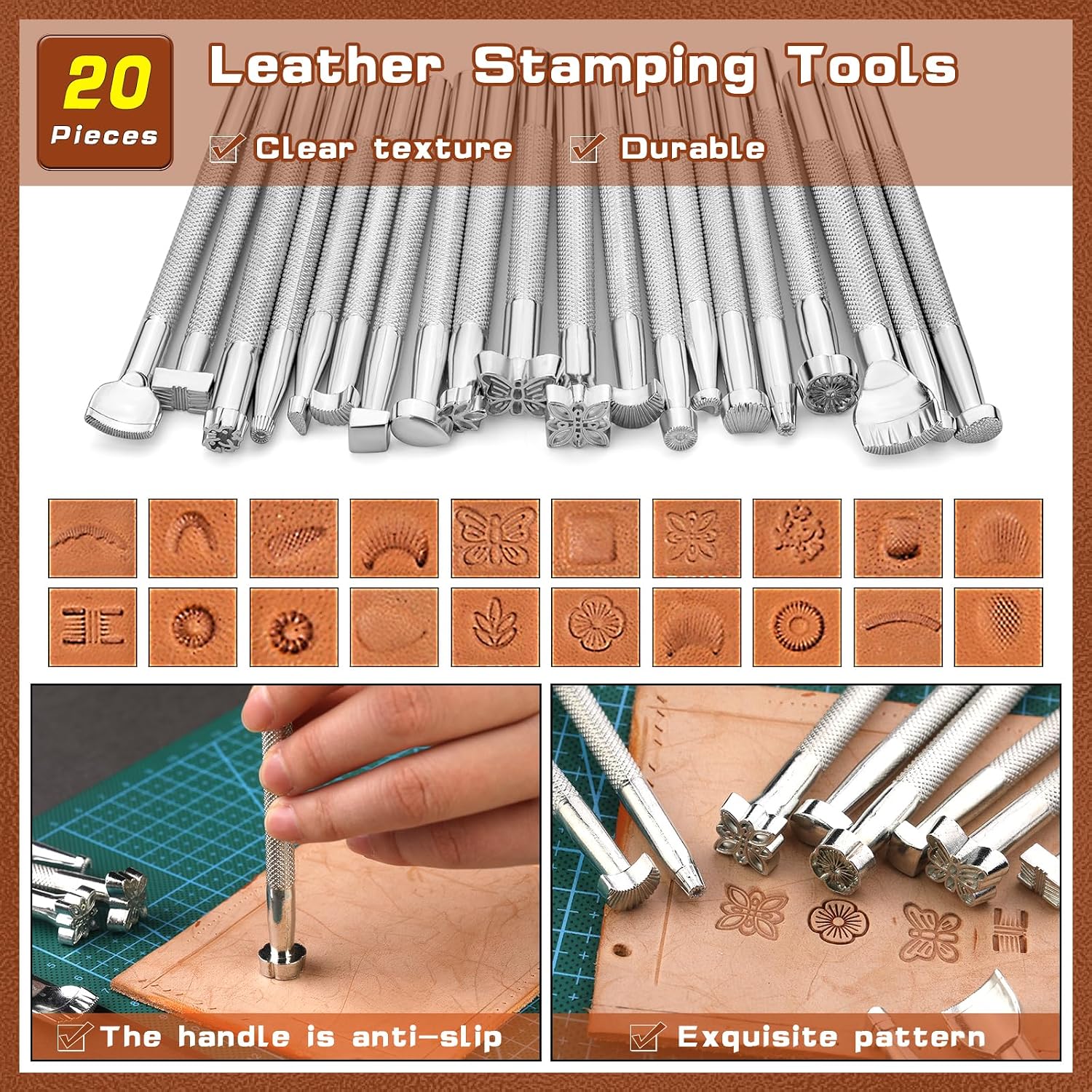 مجموعة أدوات عمل الجلد مع حقيب - مراجعة Leatherwork Essentials وسعره