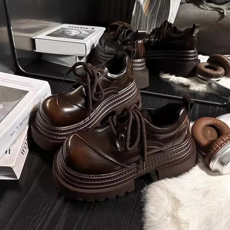 النساء الرجعية المتسكعون 2025  - مراجعة Leather Work Oxfords وسعره