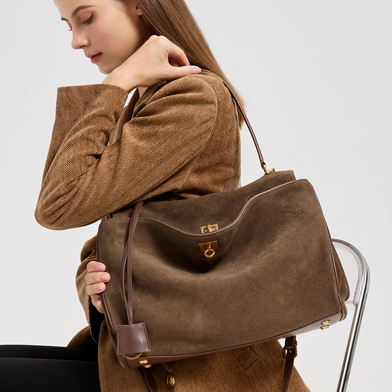 حقيبة نسائية من الجلد الطبيعي  - مراجعة Leather Work Handbags For Women وسعره