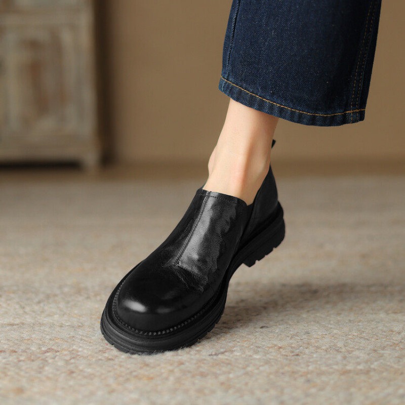 أحذية نسائية جلدية أنيقة على ا - مراجعة Leather Work Oxfords وسعره